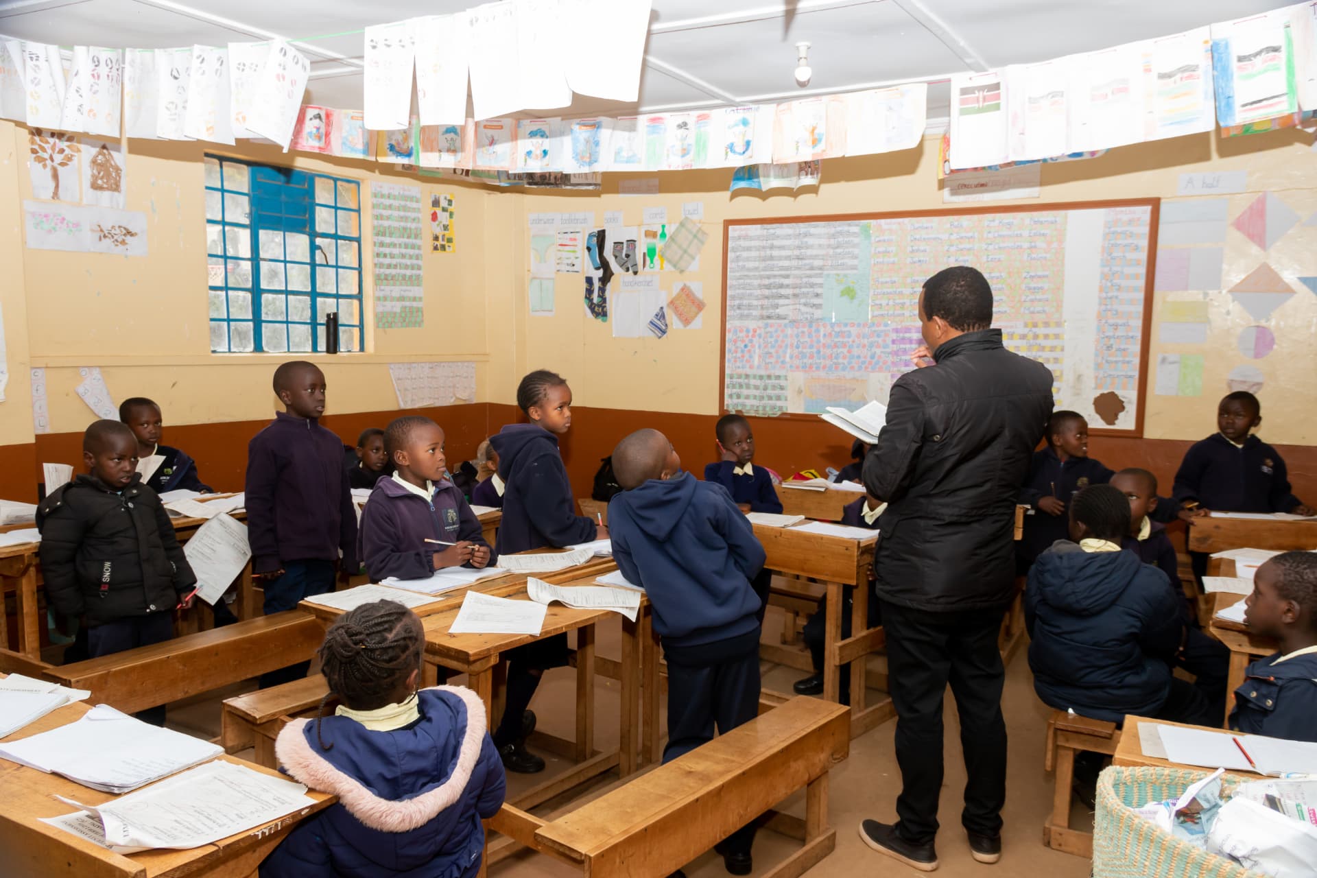 Primary — Whole-Class Lesson in Progress