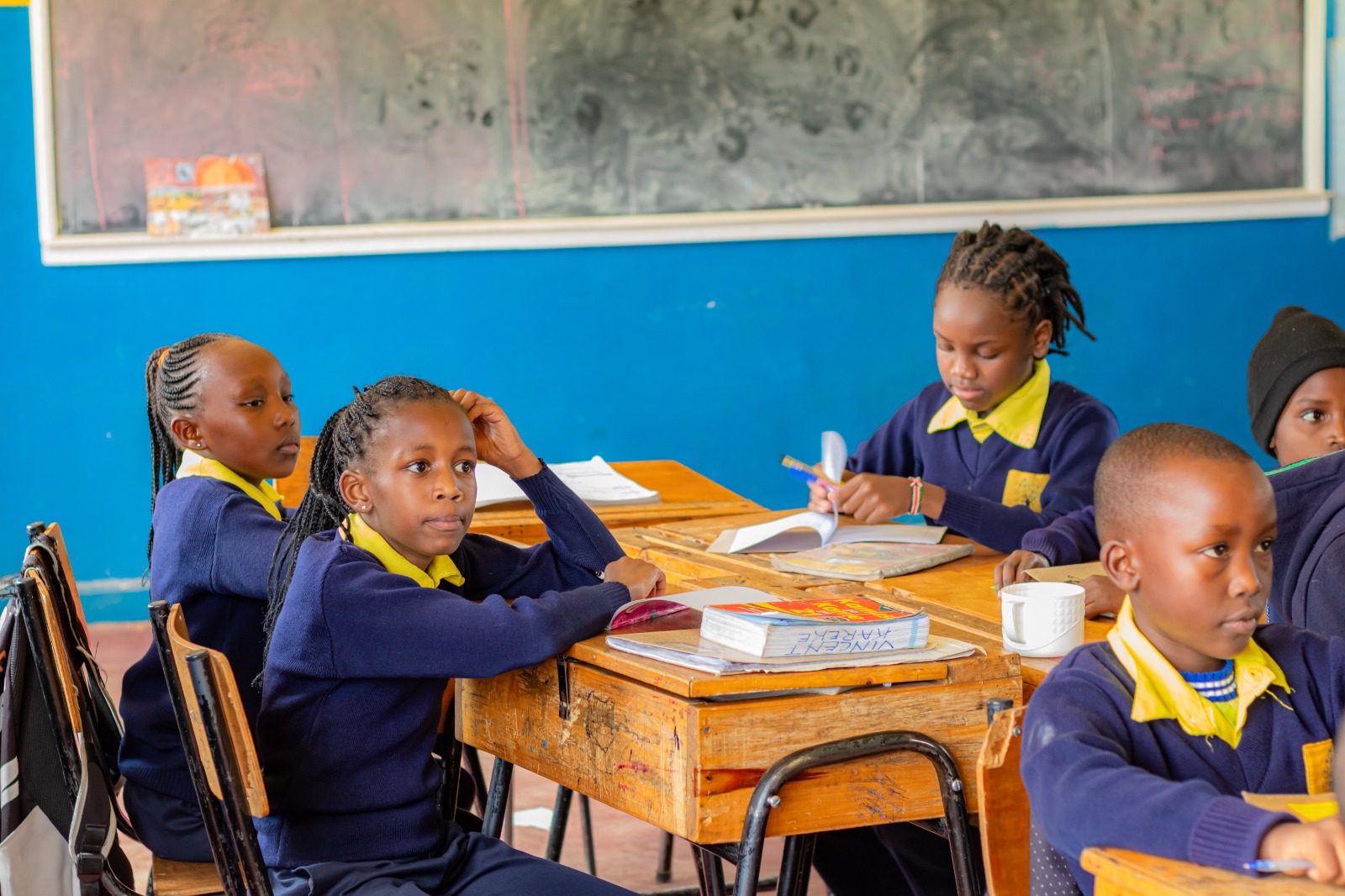 Upper primary learners at work