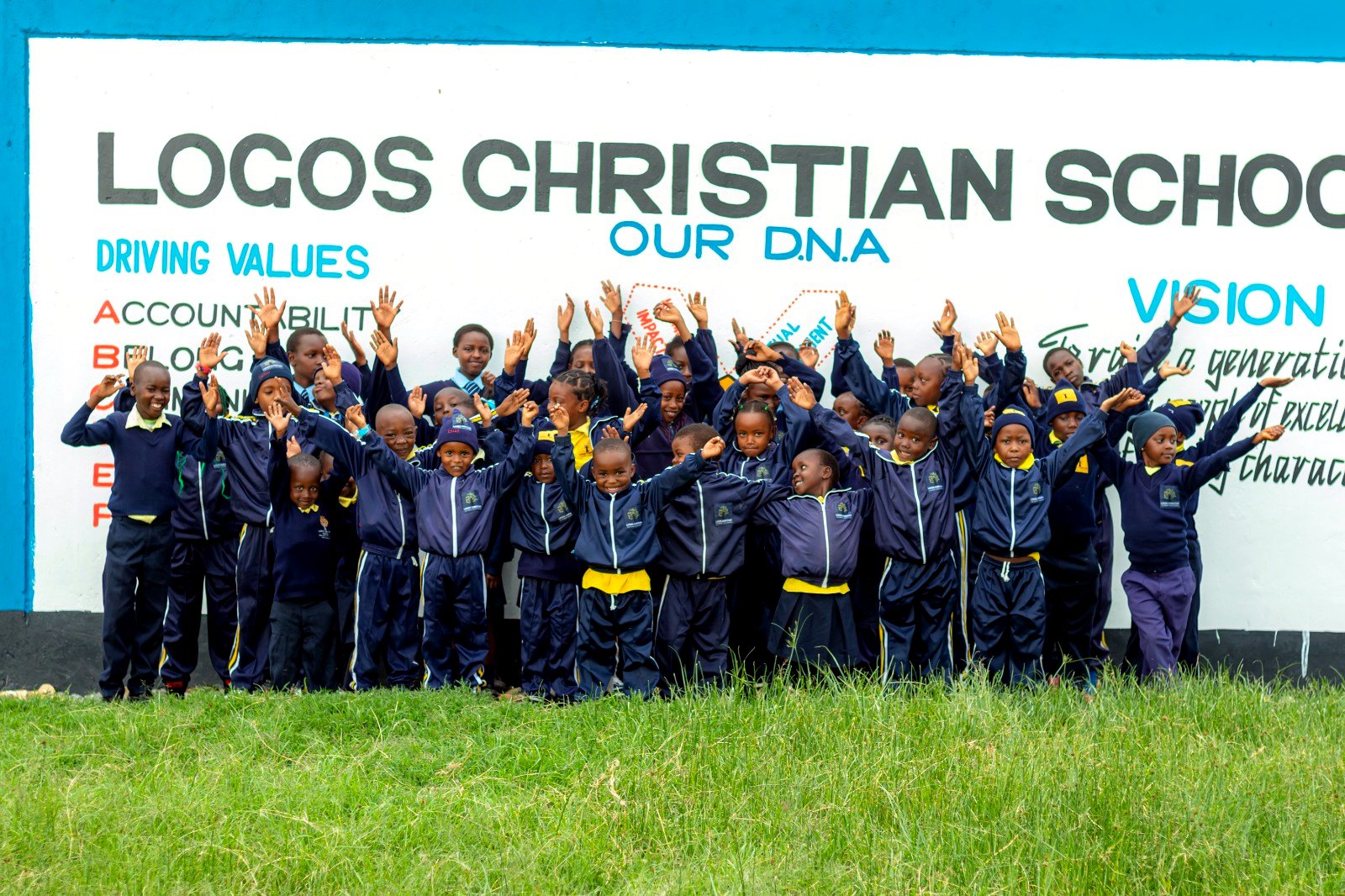 Pupils on campus